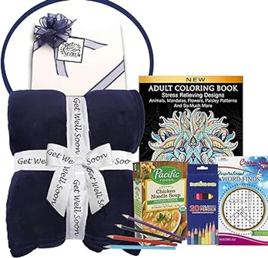 "GBDS Get Well Soon Gift Box - Thoughtful Comfort Care Package for Recovery"