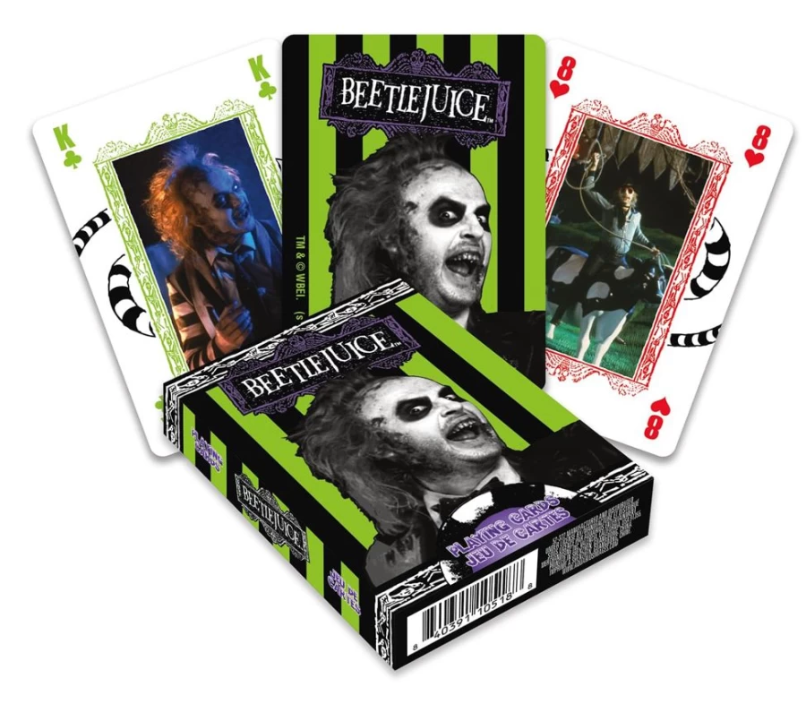"Toynk Beetlejuice 52-Card Deck with 2 Jokers - Official Collectible Playing Cards"