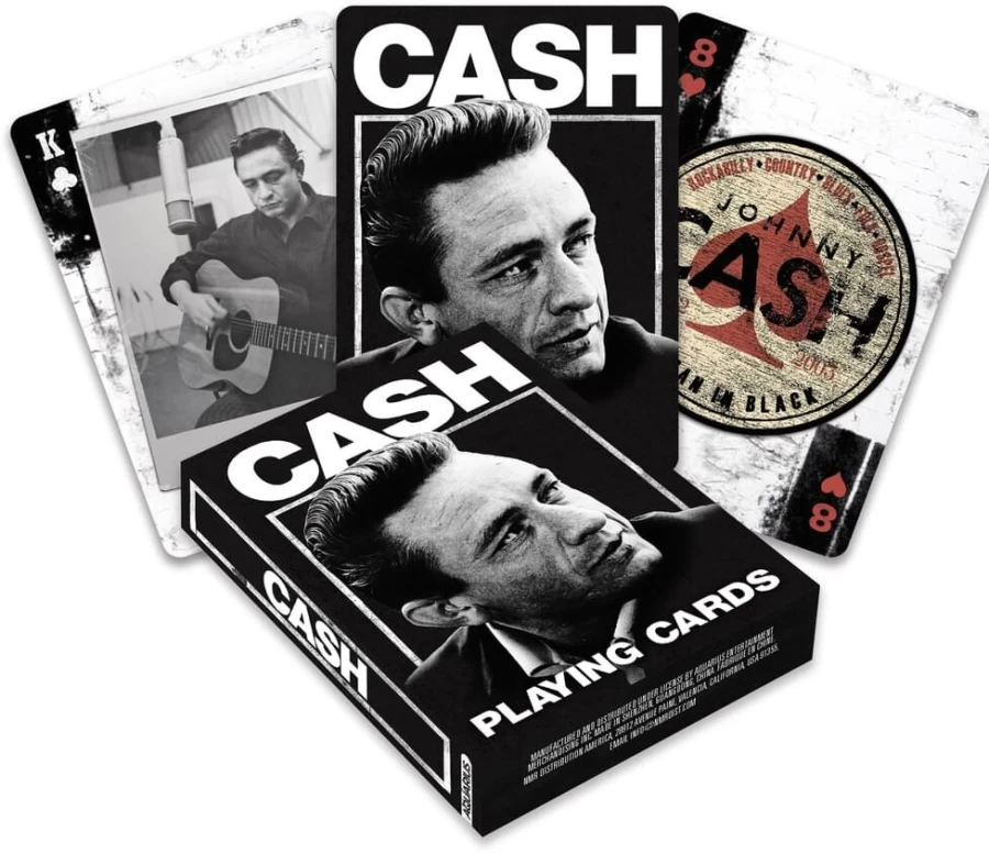 "Toynk Johnny Cash Collectible Playing Cards - Premium Deck for Fans & Collectors"