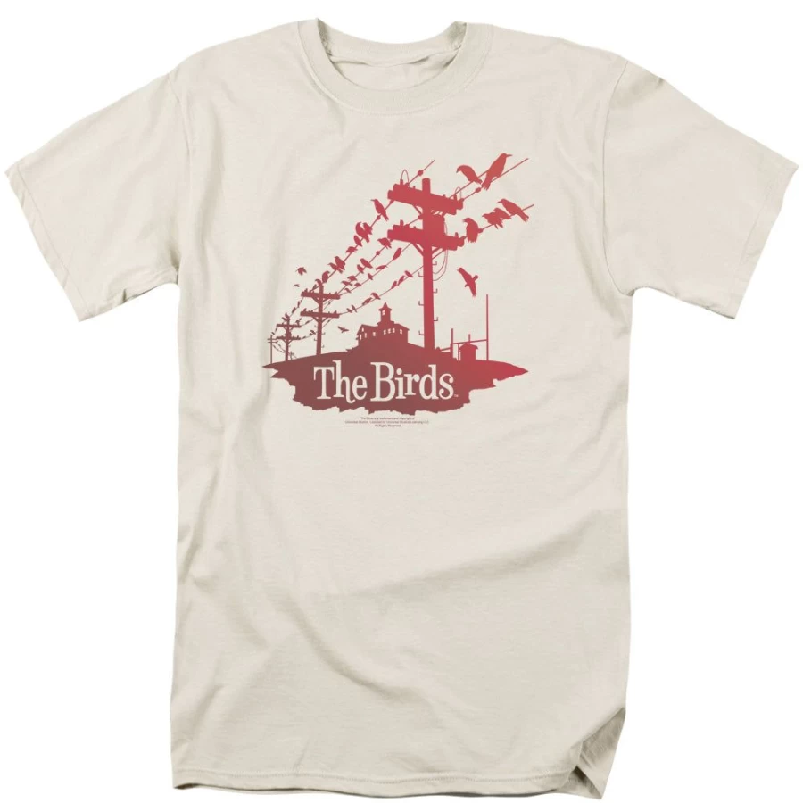 MeTV Custom Classics The Birds - On A Wire Unisex Graphic T-Shirt