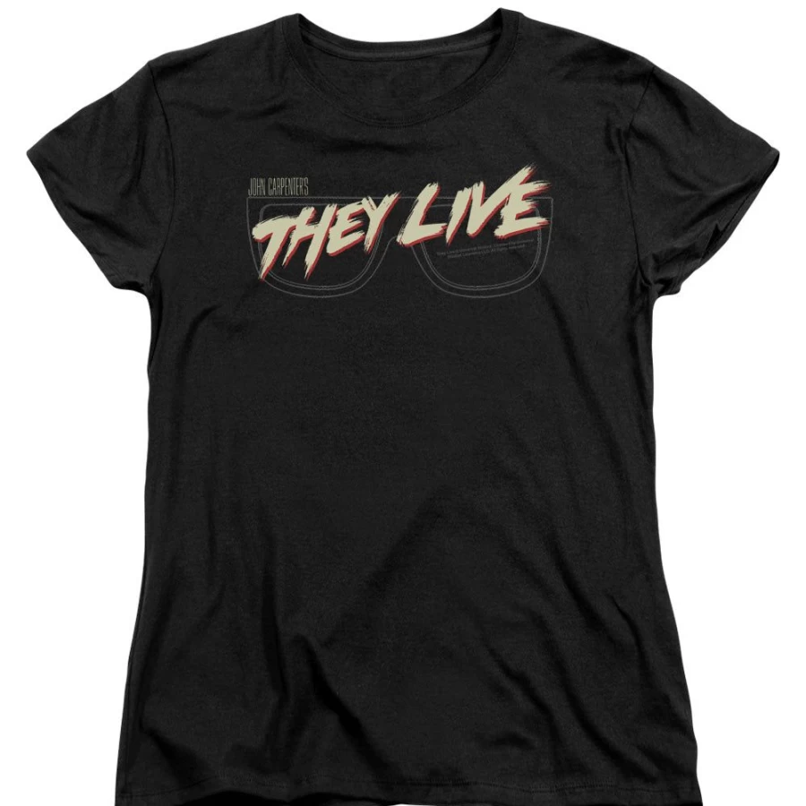MeTV Custom Classics They Live Movie Glasses - Vintage Logo Sunglasses for Fans
