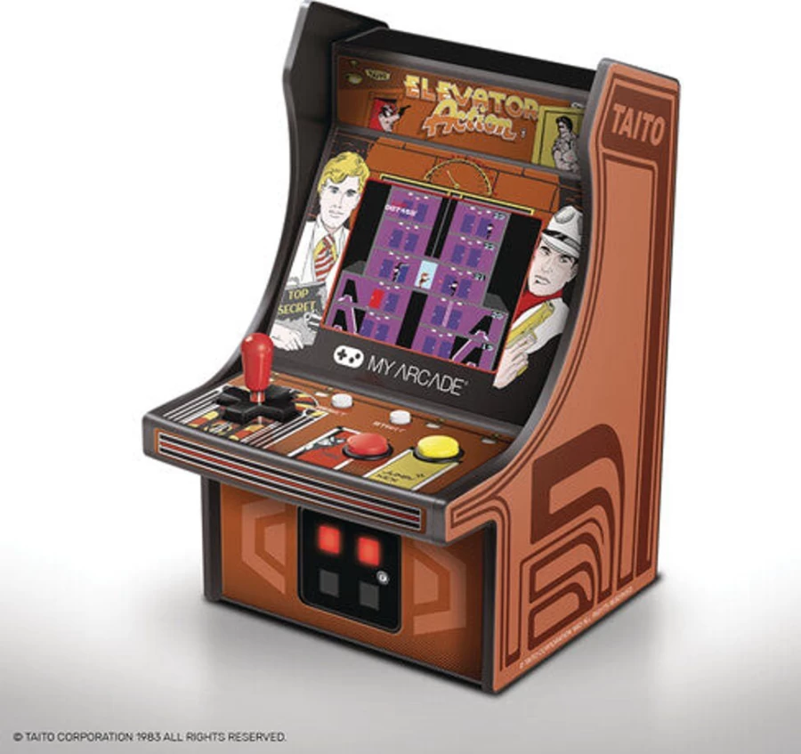 MeTV Entertainment My Arcade Retro Machine - Elevator Action Micro Player, 6.75 Inch Portable Arcade Game