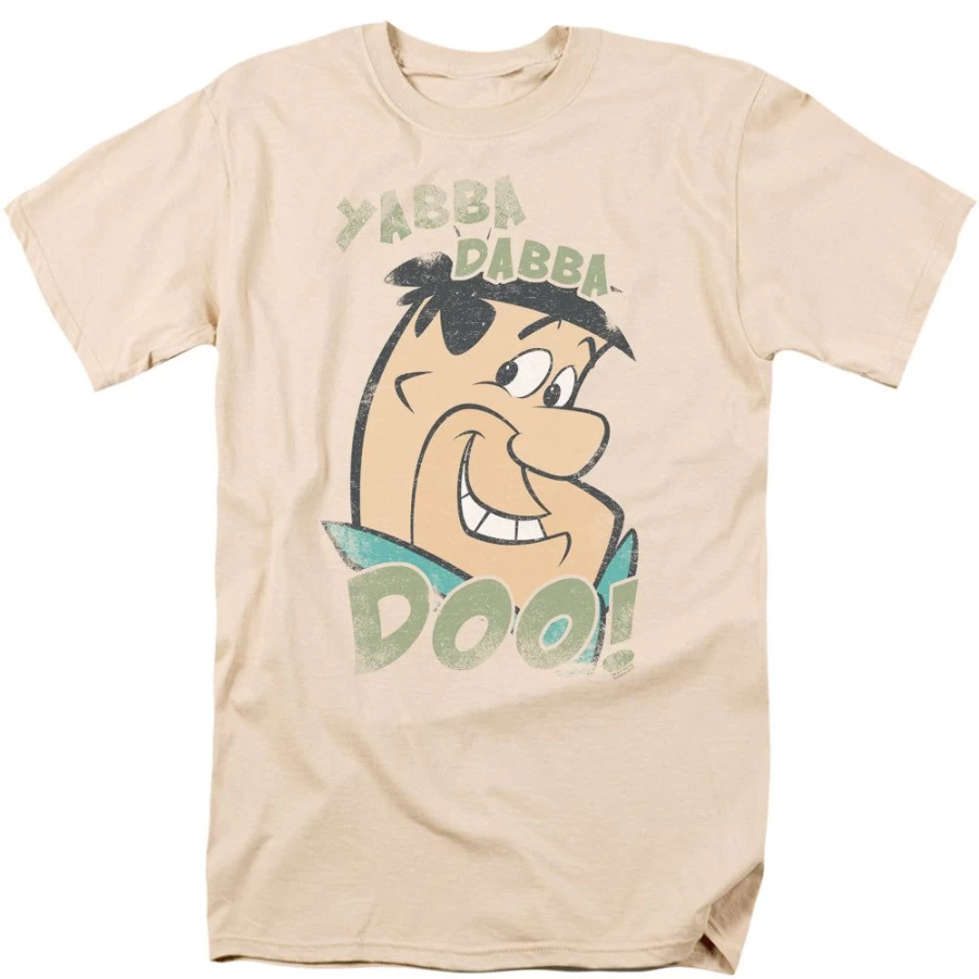 MeTV Custom Classics Flintstones Vintage Yabba Dabba Doo Unisex T-Shirt Retro Cartoon Apparel