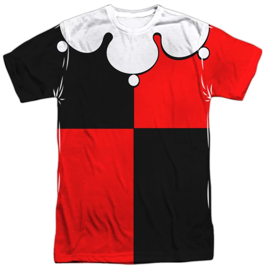 MeTV Custom Classics Unisex Batman Harley Quinn Costume Set - Front & Back Design