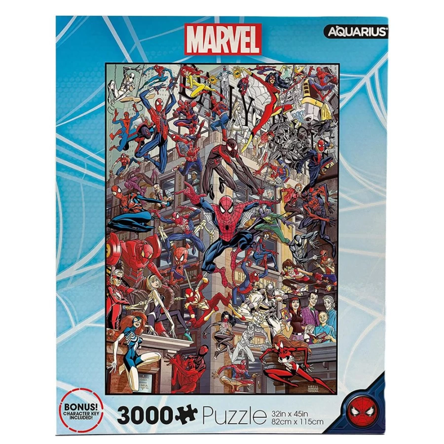 Toynk Marvel Spider-Man 3000-Piece Jigsaw Puzzle for Adults & Kids – Heroes Collection Puzzle Game