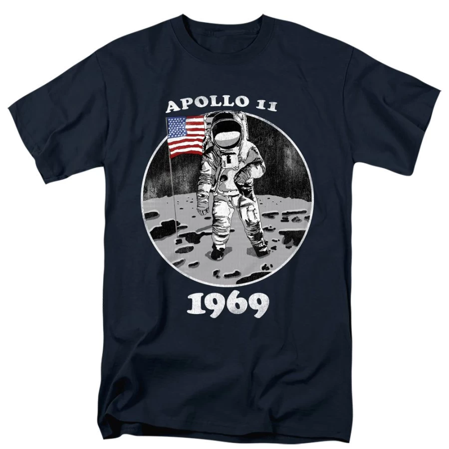 MeTV Custom Classics Unisex NASA Graphic Tee - Authentic Vintage Style T-Shirt