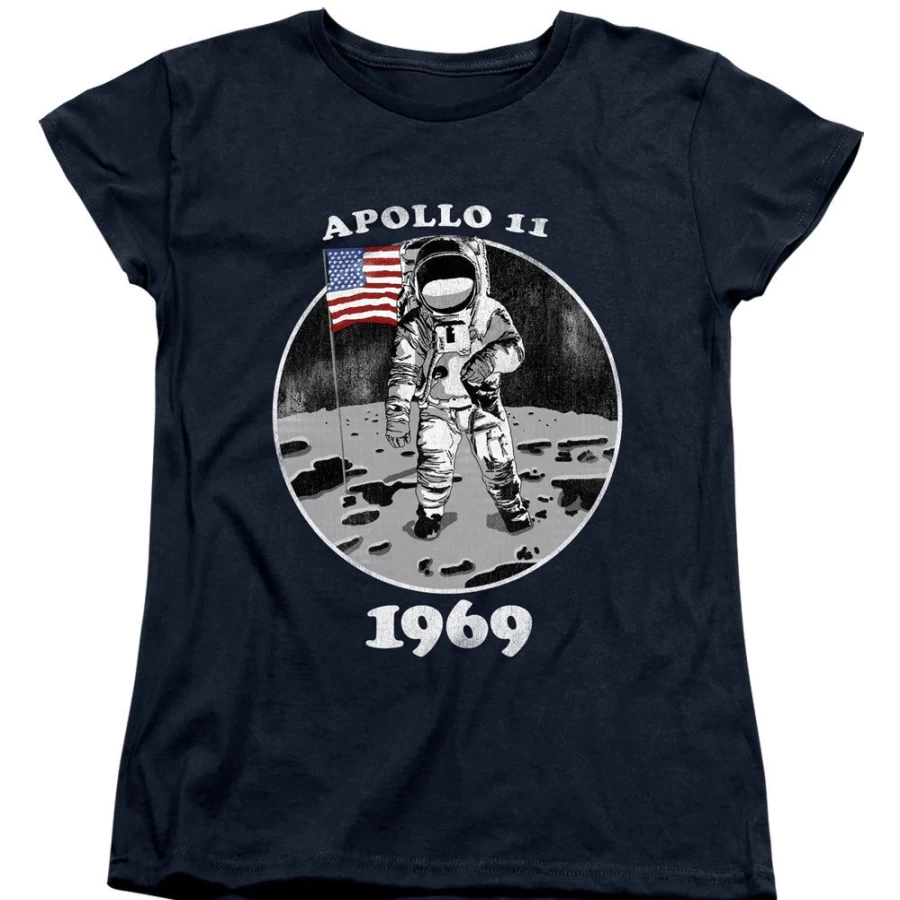 MeTV Custom Classics Unisex NASA Graphic Tee - Authentic Vintage Style T-Shirt