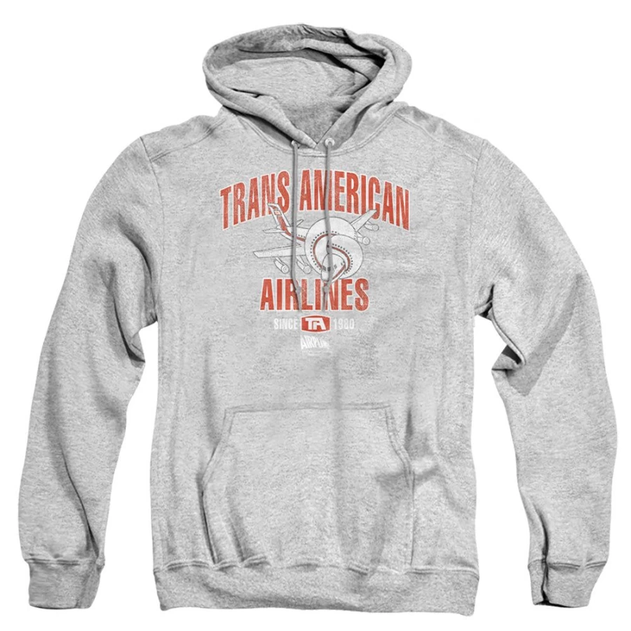 MeTV Custom Classics Unisex Airplane Trans American Vintage T-Shirt - Retro Travel Inspired Design