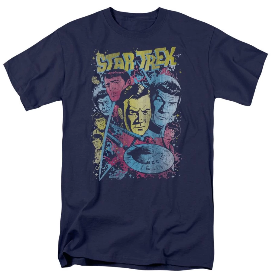 MeTV Custom Classics Star Trek - Classic Crew Illustrated Unisex Collectible