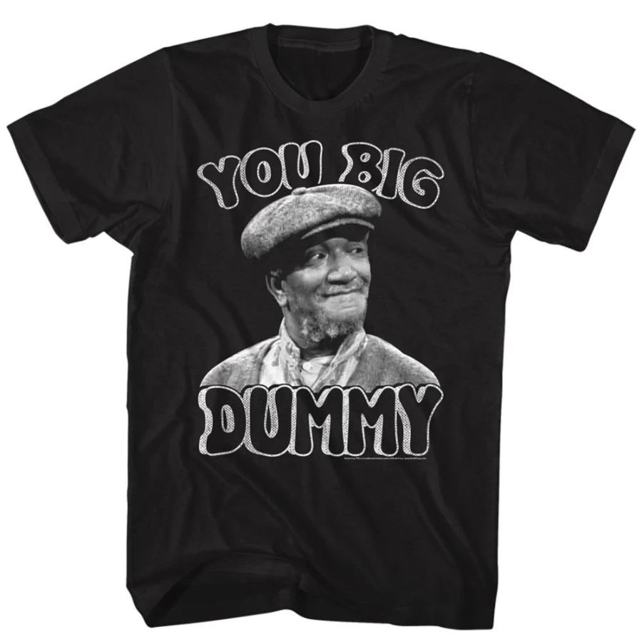 MeTV Custom Brands Redd Foxx Big Dummy Unisex T-Shirt Vintage Comedy TV Show Merchandise