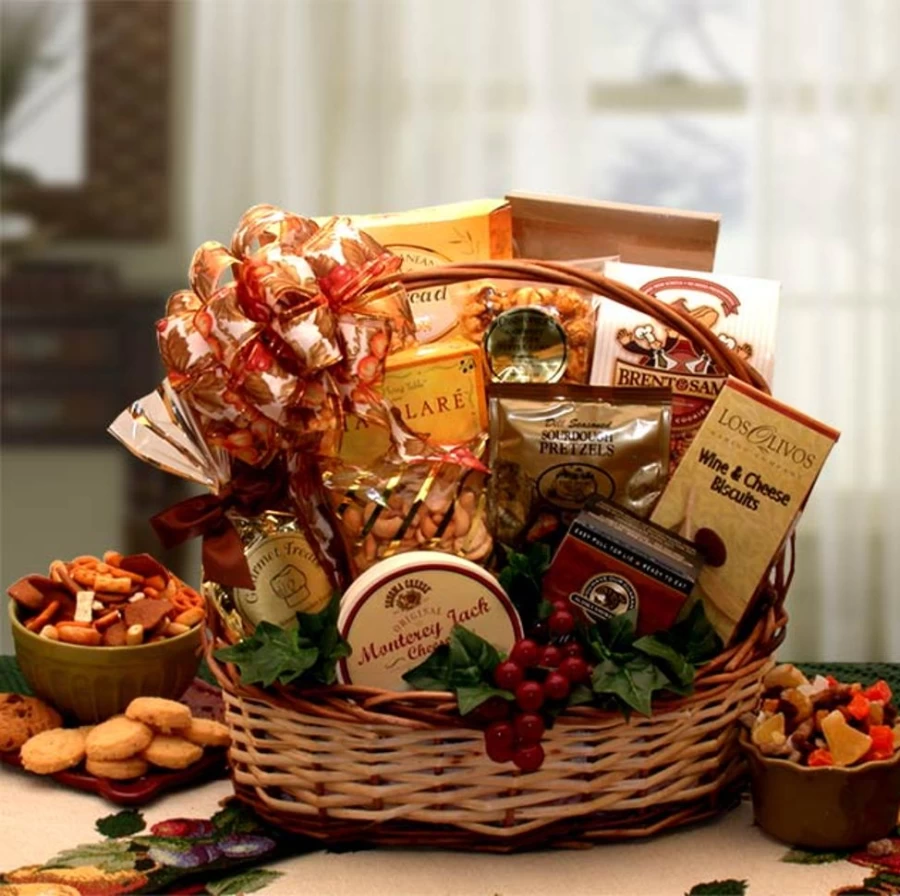 "GBDS Premium Gourmet Gift Basket - Bountiful Favorites Deluxe Assortment"