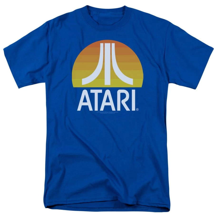 MeTV Custom Classics Atari Sunrise Clean Unisex Retro Gaming T-Shirt