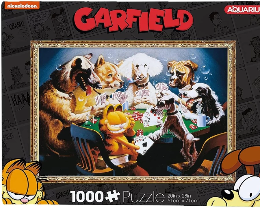"Toynk Garfield 1000-Piece Jigsaw Puzzle for Adults – Fun Cartoon Challenge"