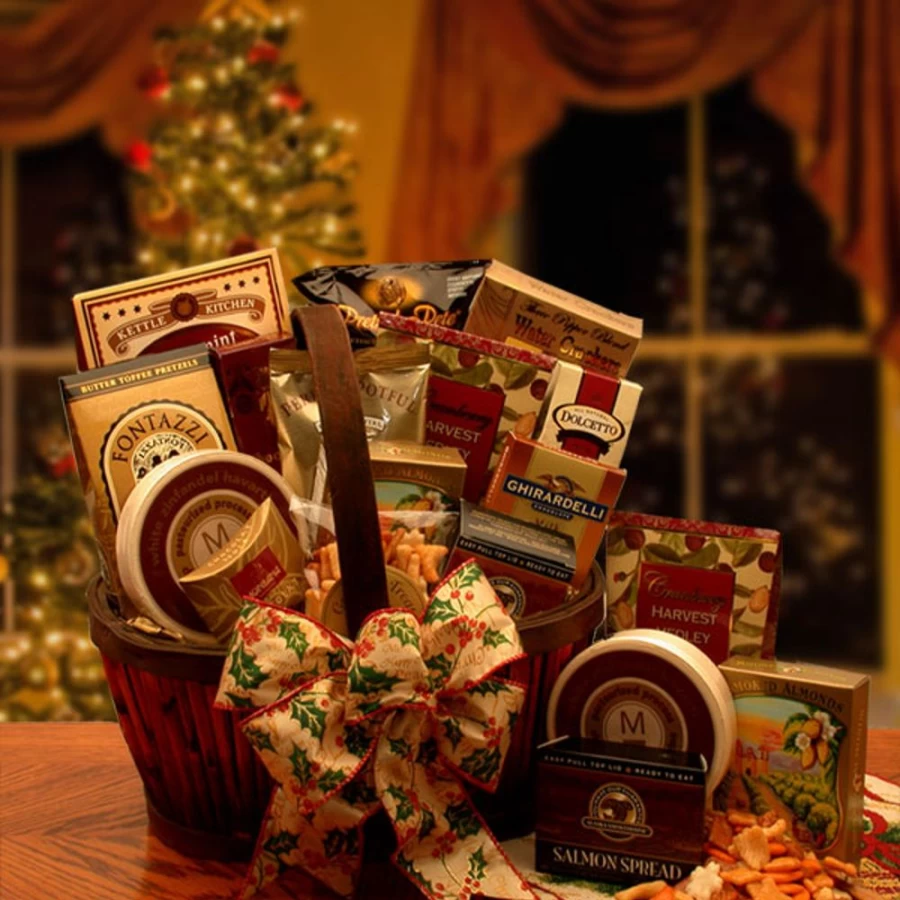 GBDS Holiday Butler Gourmet Gift Basket - Premium Food & Deluxe Treats Collection
