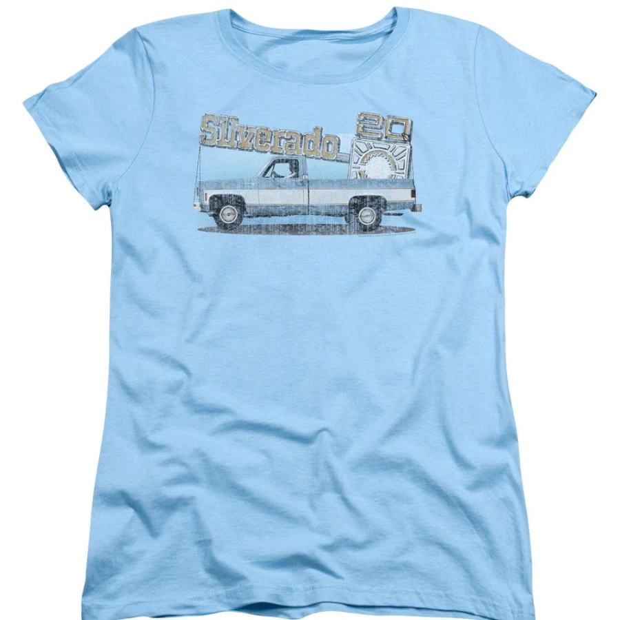 MeTV Custom Classics Vintage Chevy Silverado Unisex Retro T-Shirt