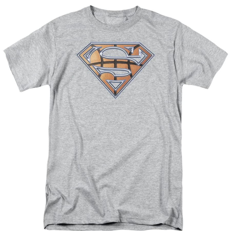 MeTV Custom Classics Unisex Superman Basketball Jersey - Official Shield Design