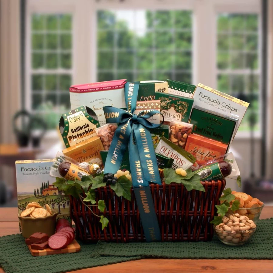 "GBDS Gourmet Gift Basket - Premium Thank You Present for Any Occasion"