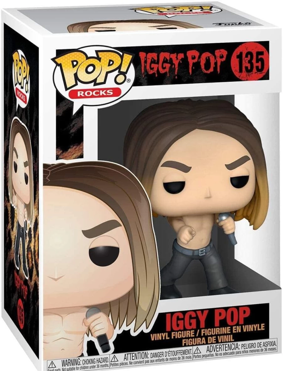 Funko Pop! Rocks: Iggy Pop Vinyl Figure by Toynk | Collectible Music Icon