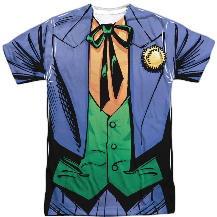 MeTV Custom Classics Unisex Batman Joker Costume - Front & Back Design