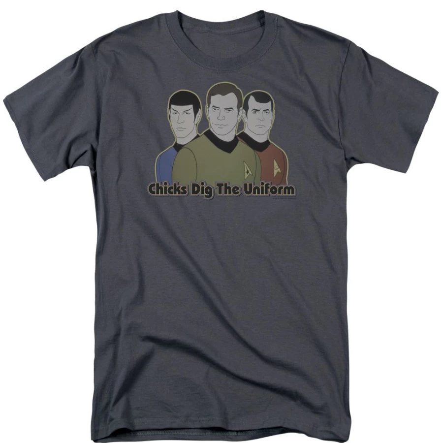 "MeTV Custom Classics Star Trek Unisex Dig It T-Shirt – Sci-Fi Fan Gift"