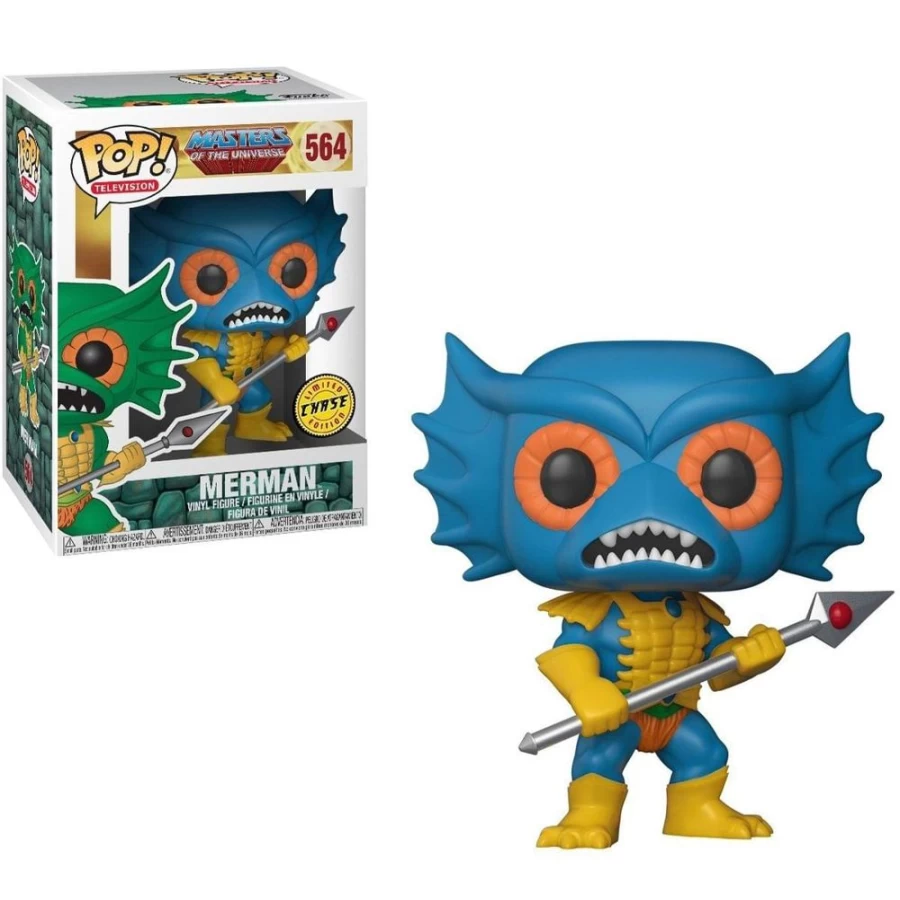 Toynk Exclusive Masters Of The Universe Merman (Blue Chase) Pop Vinyl Figure Collectible