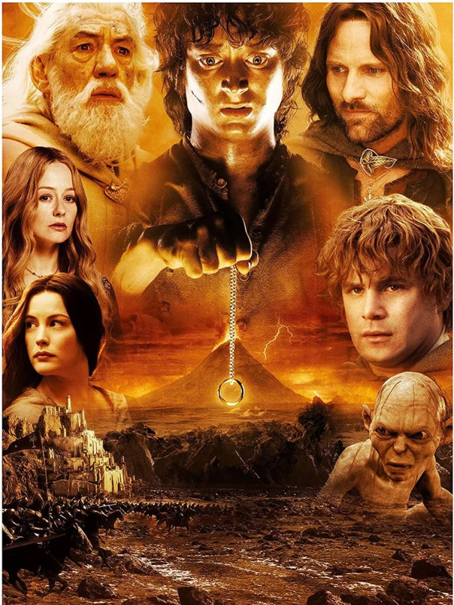 "Toynk Lord Of The Rings Mount Doom 1000-Piece Jigsaw Puzzle for Adults & Collectors"
