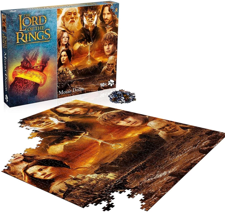 "Toynk Lord Of The Rings Mount Doom 1000-Piece Jigsaw Puzzle for Adults & Collectors"