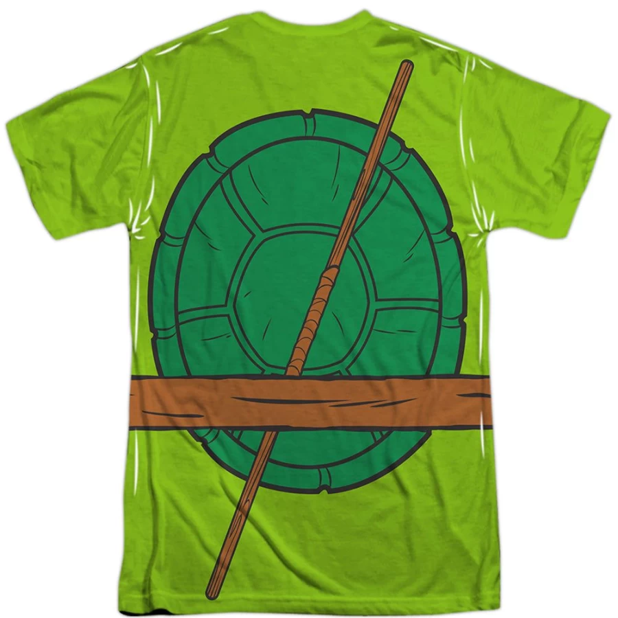 MeTV Custom Classics Unisex Donatello Teenage Mutant Ninja Turtles Costume - Front & Back Shell Design