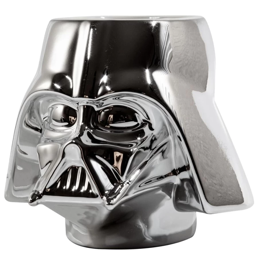 Star Wars Darth Vader Chrome Molded Collectible Mug | Officially Licensed Toynk Merchandise