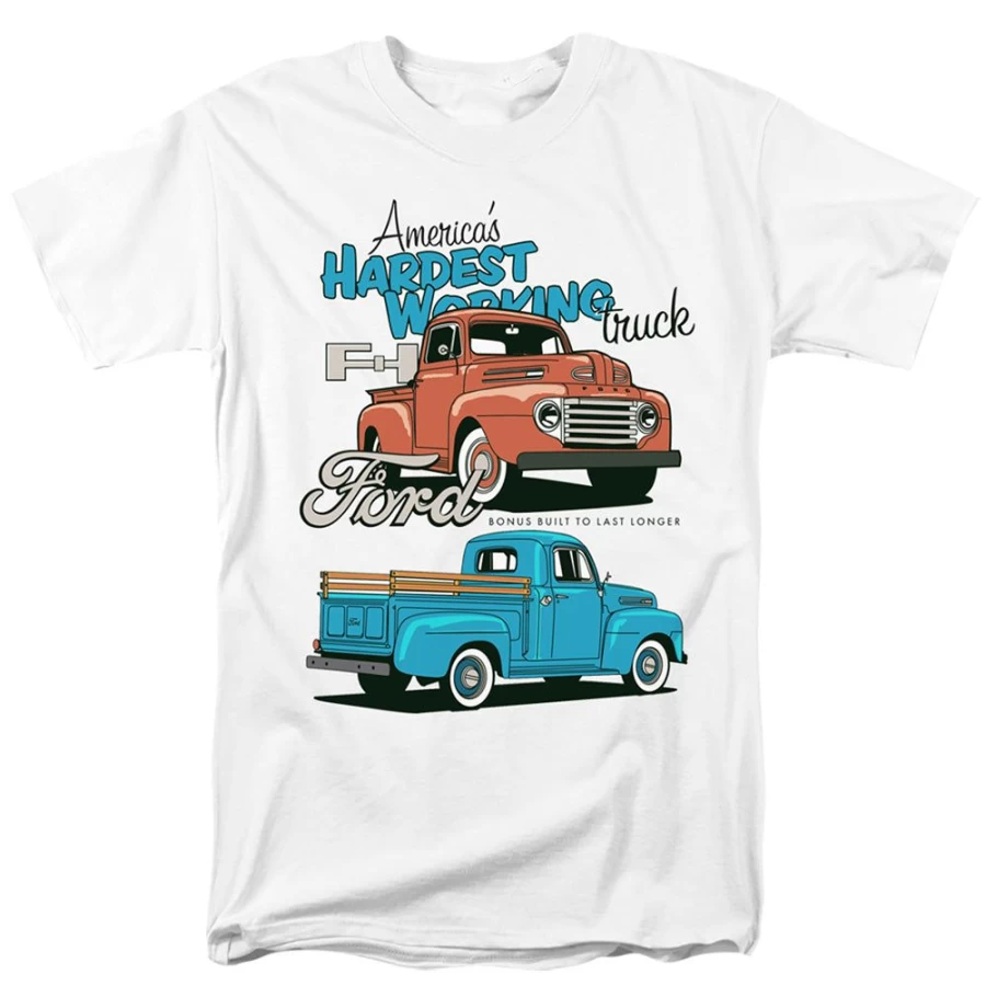 MeTV Custom Classics - Unisex Ford-Inspired Hardest Working T-Shirt