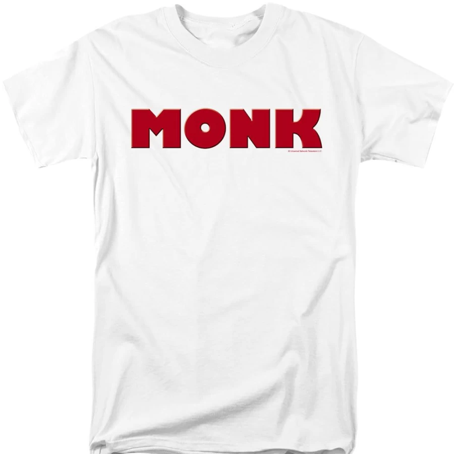 MeTV Custom Classics Unisex Monk Logo T-Shirt - Classic Branded Tee for Men & Women