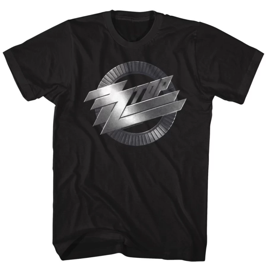 MeTV Custom Brands Zz Top Inspired Metal Logo Merchandise - Vintage Band Sign