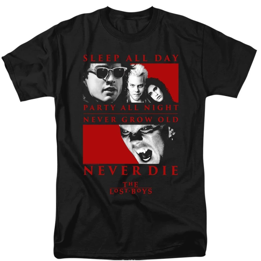 MeTV Custom Classics The Lost Boys - Never Die Retro Vintage T-Shirt