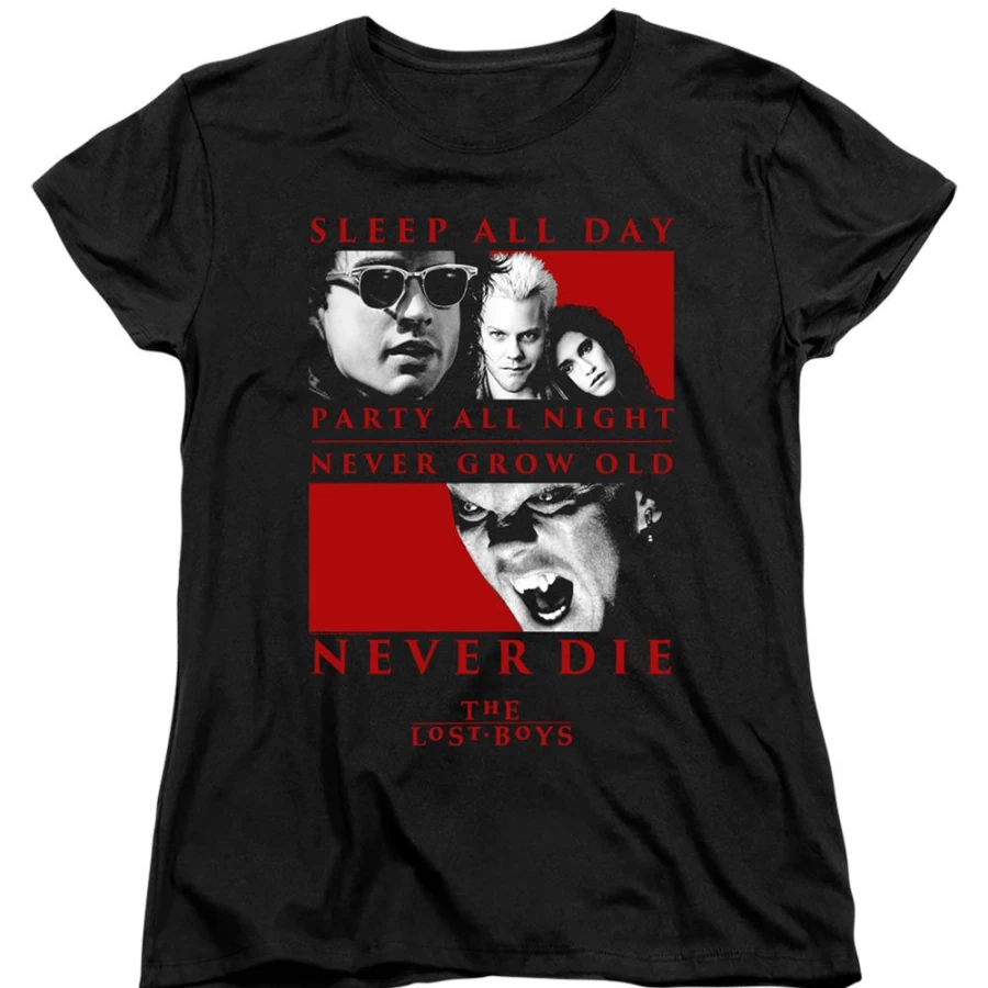 MeTV Custom Classics The Lost Boys - Never Die Retro Vintage T-Shirt