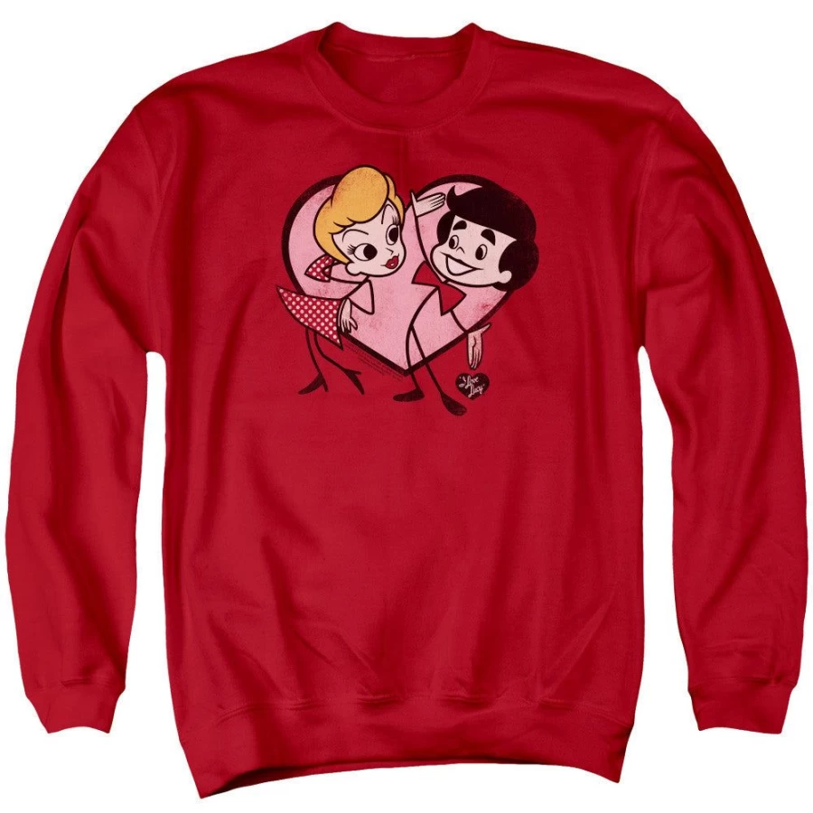 "MeTV Custom Classics I Love Lucy Cartoon Unisex T-Shirt - Vintage TV Show Merchandise"