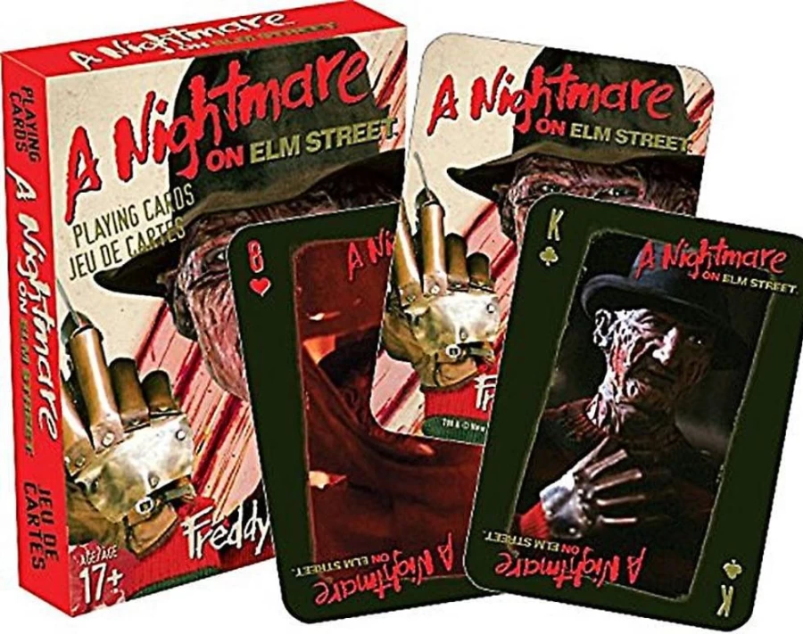 "Toynk Nightmare On Elm Street Themed Collectible Playing Cards – Freddy Krueger Horror Game Deck"
