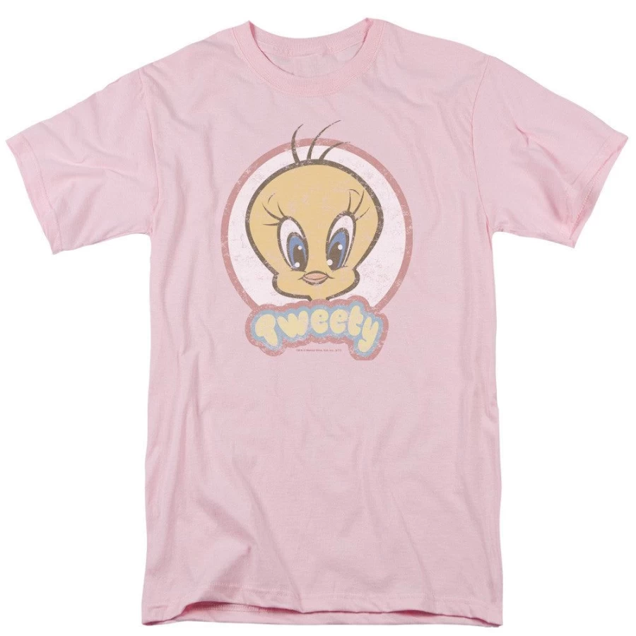 MeTV Custom Classics Retro Tweety Unisex Graphic T-Shirt - Vintage Cartoon Design