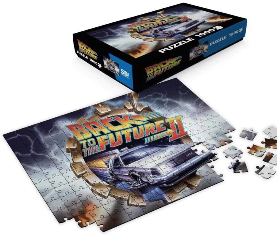 Toynk Back To The Future II 1000-Piece Jigsaw Puzzle - Collectible Movie Puzzle for Adults & Fans