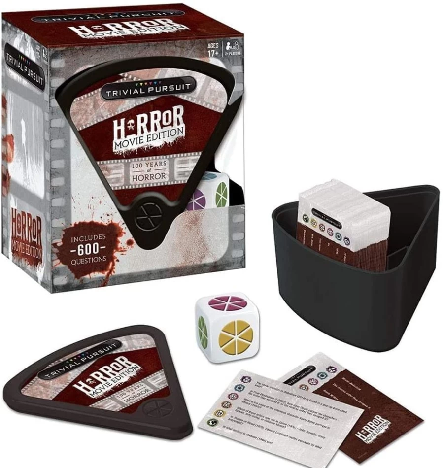 Toynk Horror Movie Trivia Board Game - Quick Play Scary Film Quiz for 2+ Players