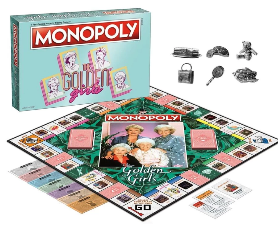 The Golden Girls Monopoly Game by Toynk - Collectible Board Game for Fans