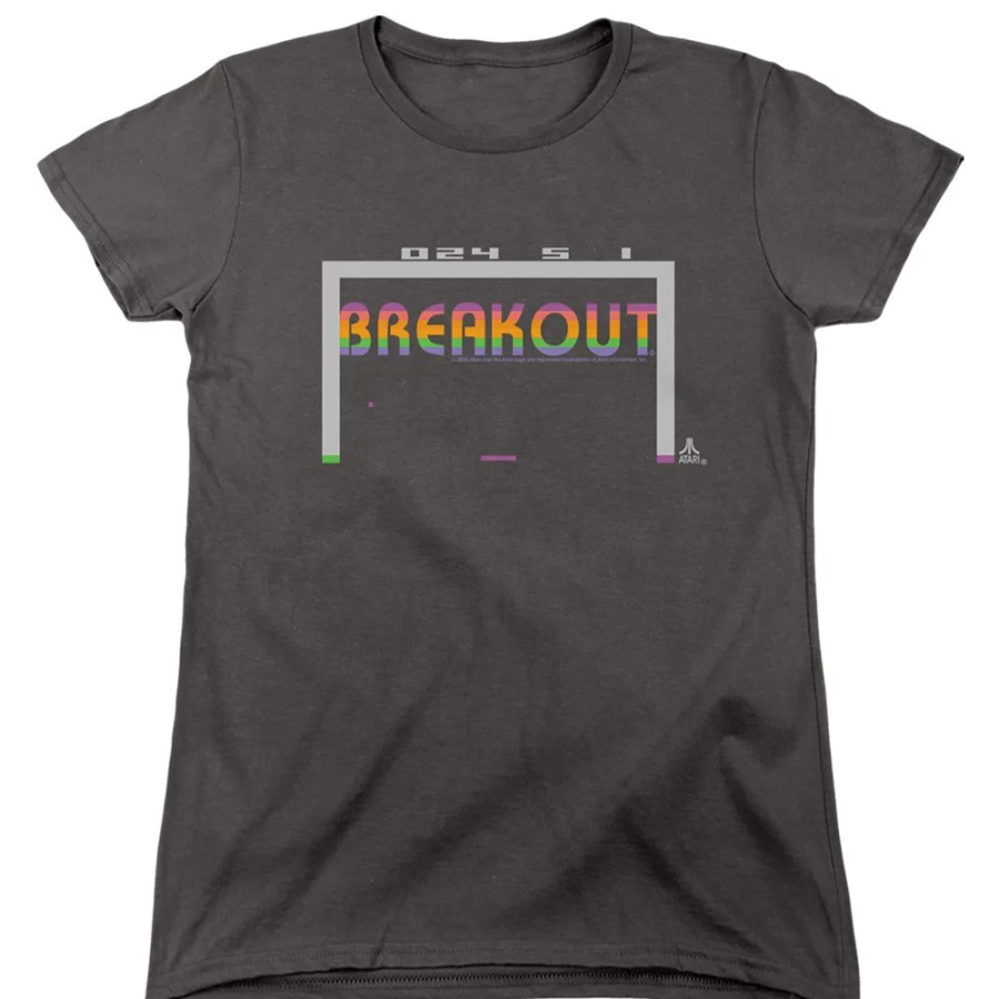 MeTV Custom Classics Unisex Atari Breakout Retro Gaming T-Shirt