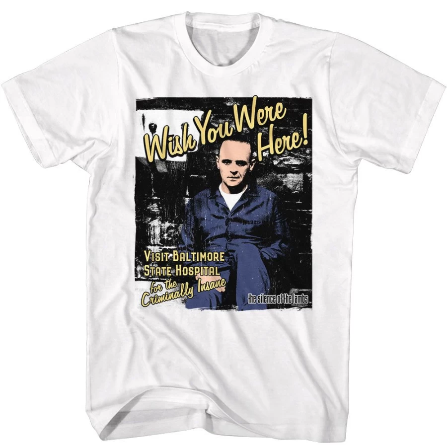 "The Silence Of The Lambs - Wish You Were Here Custom Poster by MeTV"