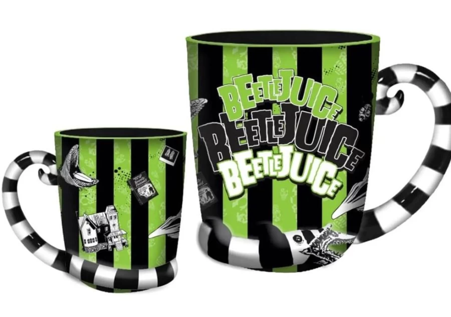 "Toynk Beetlejuice Sandworm 3D Ceramic Mug | 24oz Sculpted Handle Collectible Cup"