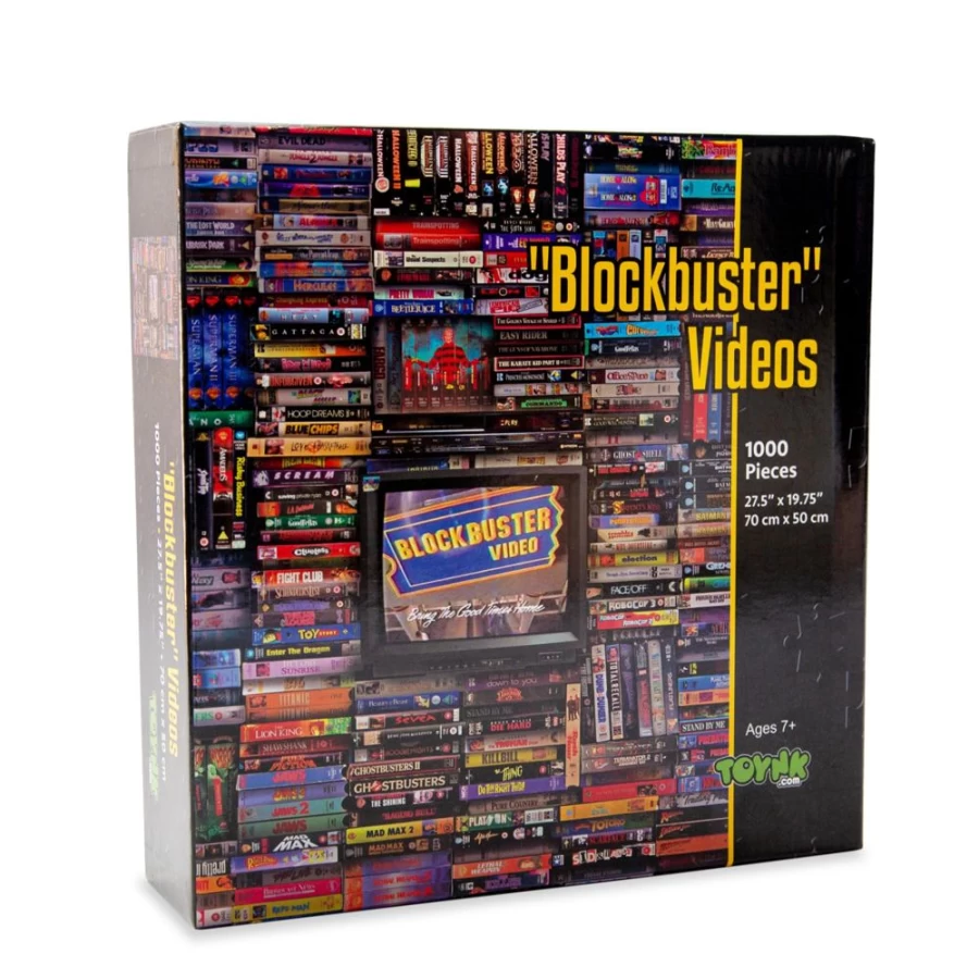 "Toynk Exclusive Blockbuster Movie Era 1000-Piece Collectible Jigsaw Puzzle for Adults"