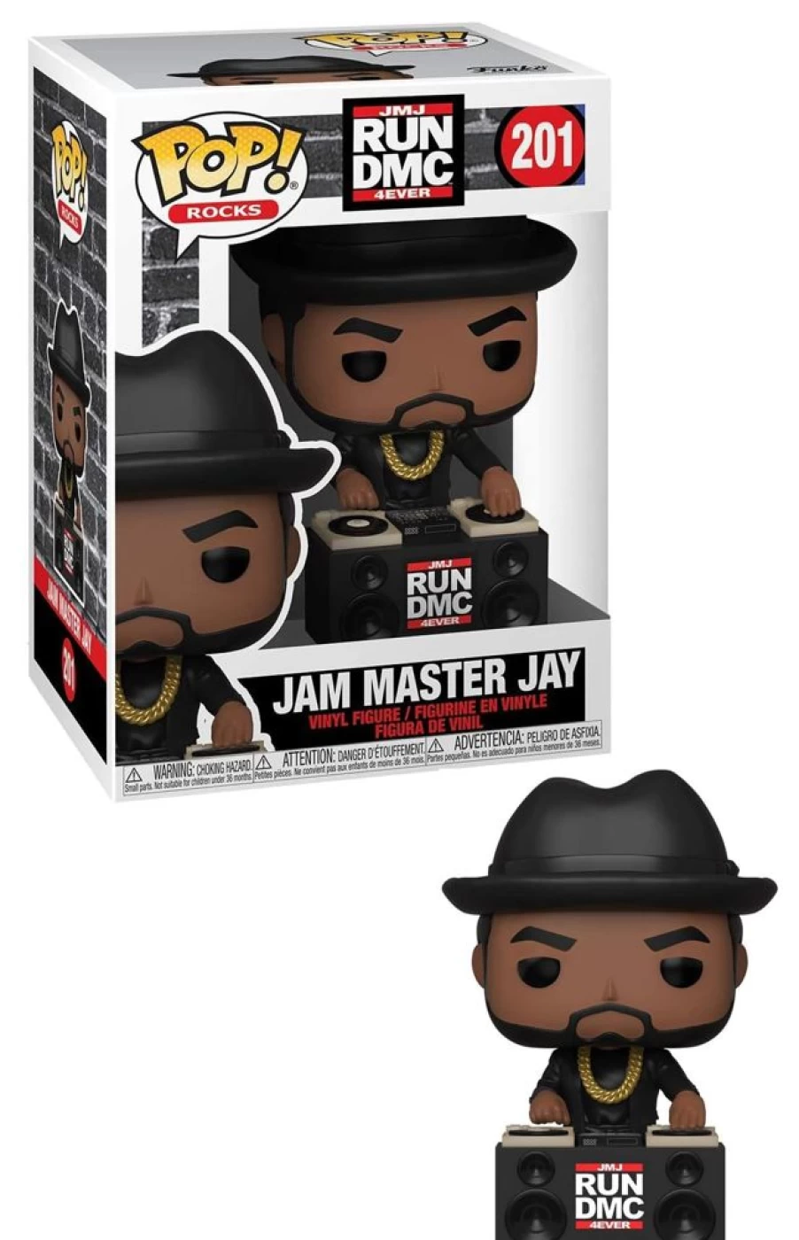 Toynk Exclusive Run-DMC Jam Master Jay Funko Pop! Vinyl Figure Collectible