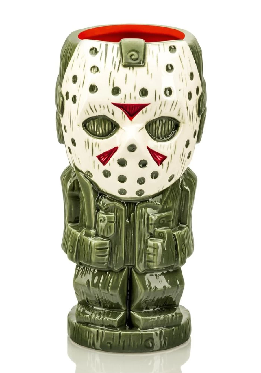"Toynk Friday The 13th Jason Voorhees Ceramic Tiki Mug - 26 oz Horror Movie Collectible"