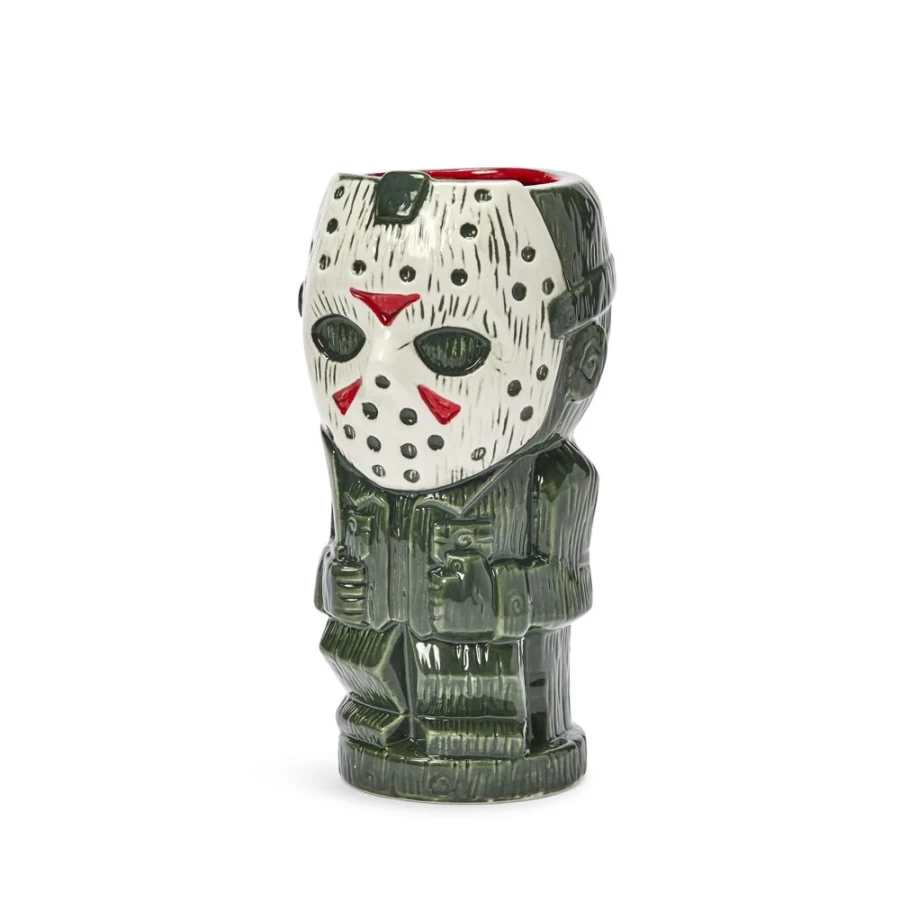 "Toynk Friday The 13th Jason Voorhees Ceramic Tiki Mug - 26 oz Horror Movie Collectible"