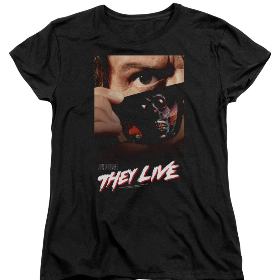 "They Live - Vintage Movie Poster by MeTV Custom Classics - Cult Classic Film Wall Art"