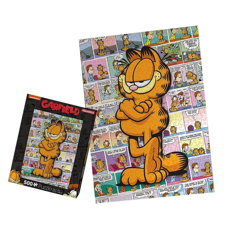 "Toynk Garfield 500-Piece Jigsaw Puzzle for Adults and Kids – Fun Cartoon Challenge"