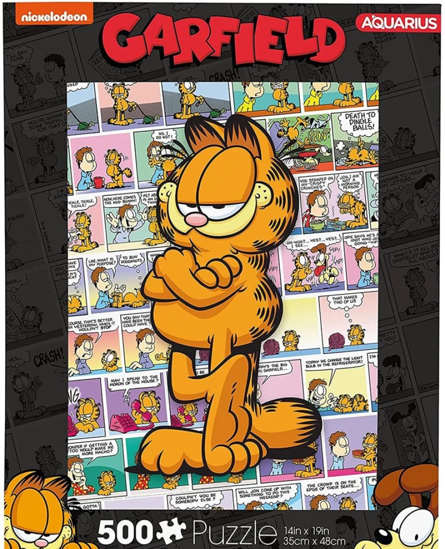 "Toynk Garfield 500-Piece Jigsaw Puzzle for Adults and Kids – Fun Cartoon Challenge"